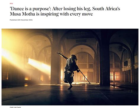 ‘Dance is a purpose’: After losing his leg, South .